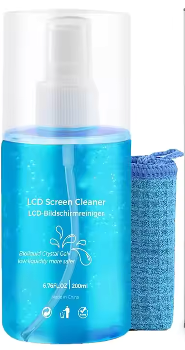 Universal Multipurpose 2 In 1 Magical Laptop Computer LCD CRT Computer Monitor LCD TV Plasm TV  Cleaning Micro-Fiber Cloth Kit 200ml