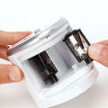 2PCS Multifunctional Automatic Two-hole Electric Switch Pencil Sharpener Spare Blades Home Office Pencils Art Drawing Supplies. 