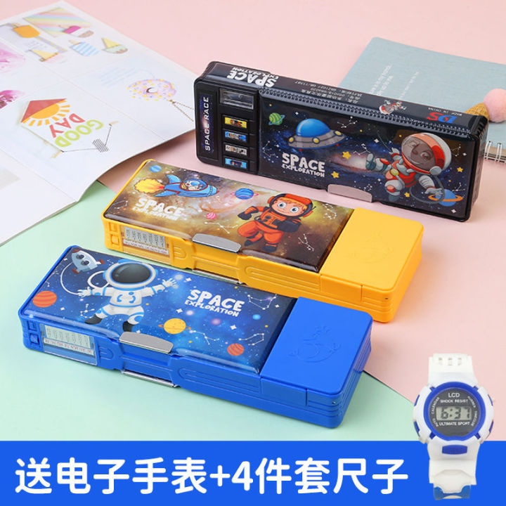 Transformable%20Mecha%20Stationery%20Box%20Boys%20Password%20Lock%20Multifunctional%20Button%20Pencil%20Box%20Girls%20Primary%20School%20Students%20Double-Sided%20Large%20Capacity%20-%20Image%206