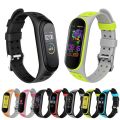 For Mi Band 5/6 Two Color Silicone Strap Mi Band Replacement Silicone Smart Wristband Xiaomi Mi Band 5 6 Bracelet. 