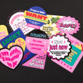 Sweet Blow Series - Sticker Bag Creative Korean Ins Hand Tent Diy Decorative Material Paper. 