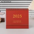 Vertical Flip-top Calendar 2025 Mini Desk Calendar Daily Planner Flip Calendar To-do List Memo Pad Time Management Schedule Organizer for Office Home School Compact Efficient Scheduler for Busy Home. 