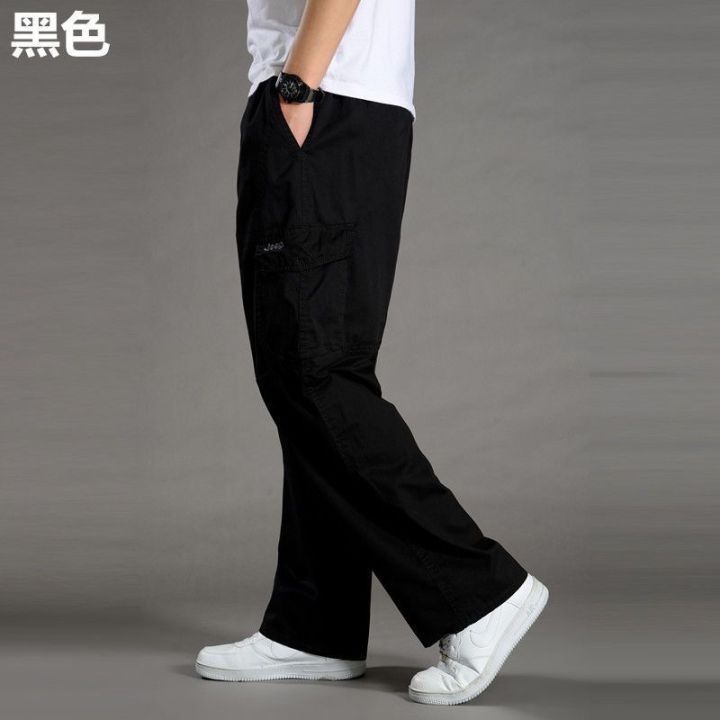 Summer%20New%20Men's%20Straight%20Sports%20Pants%20Large%20Size%20Loose%20Cargo%20Pants%20Men's%20Outdoor%20Casual%20Pants-Pocket%20Long%20Pants%20-%20Image%203