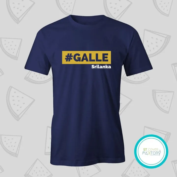 Galle blue Tshirt  unisex  men  women  tees  designer tees  crew neck  silver white  red  blue  black