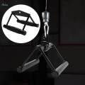 Home Gym Cable Attachment Machine Tricep Row Bar Double D Handle Normal. 