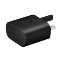 Samsung 25W Fast charger 3 pin Adapter with Dual Type C Cable - Type C to Type C Cable. 