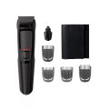 Philips Multi Groom Series 3000 6-In-1 Face And Hair 6 Tools Self-Sharpening Steel Blades Up To 60 Minutes Run Time All-In-One Trimmer. 