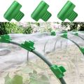 12pcs Greenhouse Film Clamps Garden Tarpaulin Netting Tunnel Hoop Clamp Shed Row Cover Shading Frame Support Planting Tools. 