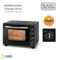 BLACK+DECKER Toaster Oven, Double Glass - 55L TRO55RDG-B5. 