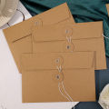 1/4/8Pcs Kraft Envelope Reusable Retro Brown Simple Packing Invitation Card File Writing Letter Covers Paper Envelops Office. 