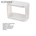 Durable Desk Organizer Stylish Double-layer Desktop Shelf Organize Small Items Paper Towels Efficiently Double Layer Storage Rack. 