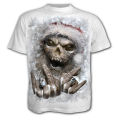 Scary Skull Men's T-Shirts Men's Punk 3D Shirts Summer Fashion Tops O-neck t-shirt clothing large size streetwear Tshirt for men. 
