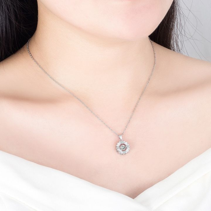 %E3%80%90ZOSR%E3%80%9145CM%20Short%20Necklace%20Pendent%20Round%20Heart%20Silver%20Embellished%20With%20Crystals%20From%20Swarovski%20Wedding%20Party%20Jewelry%20-WH154%20-%20Image%207