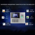 Biometric Fingerprint Password Attendance Machine Employee Checking-in Recorder 2.8 inch TFT LCD Screen DC 5V Time Attendance Clock. 