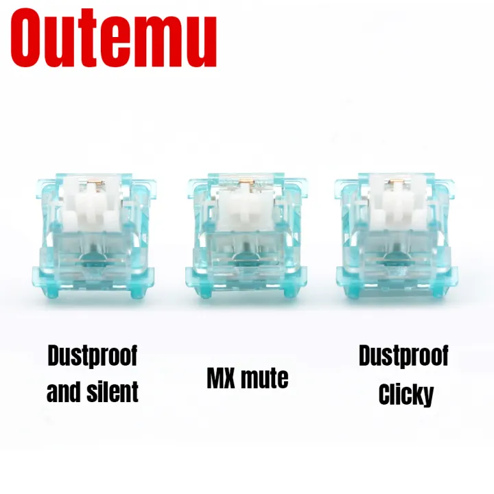Outemu Ocean Switch for Mechanical Keyboard 3Pin Silent Linear Clicky ...