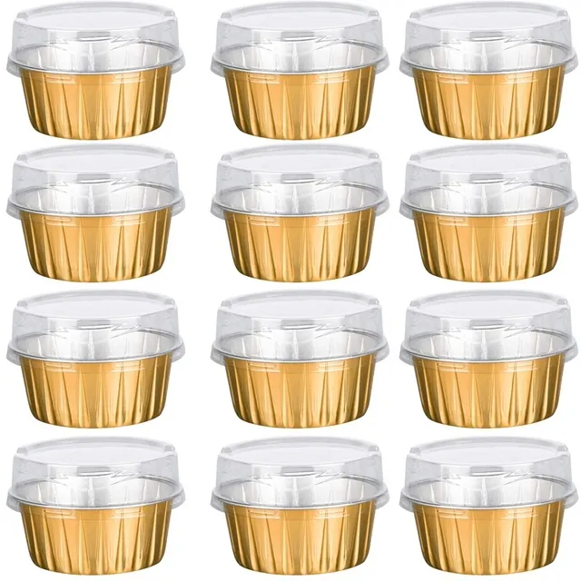 Dessert%20Cups%20With%20Lids%20Gold%20Aluminum%20Foil%20Baking%20Cups%20Holders%20Cupcake%20Bake%20Utility%20Ramekin%20Clear%20Pudding%20Cups%20-%20Image%204