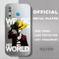 Infinix Hot8 New world One Piece Luffy Pattern Soft Case Phone Casing Camera Lens Protector Full back Cover simple Silicone Cases. 