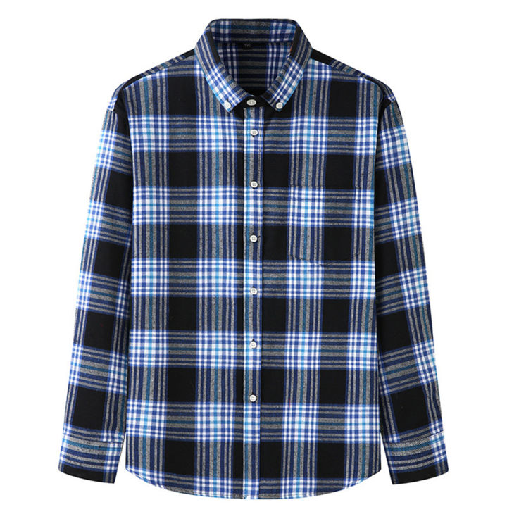 Yfashion%20Men%20Casual%20Plaid%20Shirt%20With%20Pockets%20Design%20Lightweight%20Regular%20Fit%20Long%20Sleeve%20Button%20Down%20Tops%20-%20Image%205