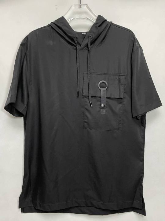Casual Short Sleeve T T-shirt Men's Summer Versatile Hooded