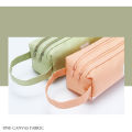 Classic Pocket Pen Pencil Case Canvas Stationery Storage Bag Organizer Cosmetic Eshylala. 