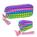 Colorful Pop It Fidget Pencil Case (Large). 