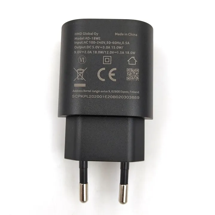 NOKIA%20Fast%20Charger%2018W%20EU%20Power%20Adapter%20Micro%20USB/Type%20C%20Quick%20Charging%20Cable%20For%20Nokia%205230/Lumia%201520/Lumia%20920T/Lumia%201020/N8%20-%20Image%204