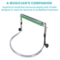 For Harmonica Holder 10 Hole 24 Hole Adjustable Stand for Harmonica Stand Blue Note. 