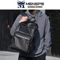Fashion Men’s Backpack Unisex Portable Laptop Backpack Soft PU Backpack Business Travel Bag Notebook Bag College Commuting Backpack Leisure School Bag For Travel Study Business. 