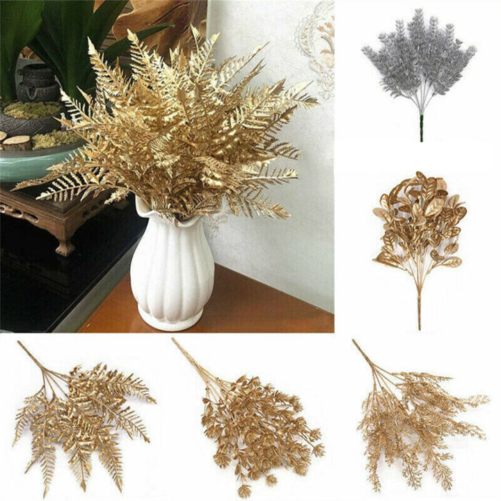 Artificial Leaves   Plants Foliage Decorations Leaf Flowers Garden Decor