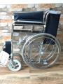 Softa Care Wheel Chair Chromed steel frame, fixed armrest, Fixed footrest. 