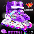 Children's The Skating Shoes Full Set Children's Skates2-3-4-5-6-7-8-9-10Adjustable Size for Boys and Girls. 