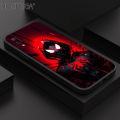 Hontinga for Huawei Y7 Pro 2019 Back Cover Red Spider Man Design Phone Case Square Soft Liquid Silicone Mobile Cover. 