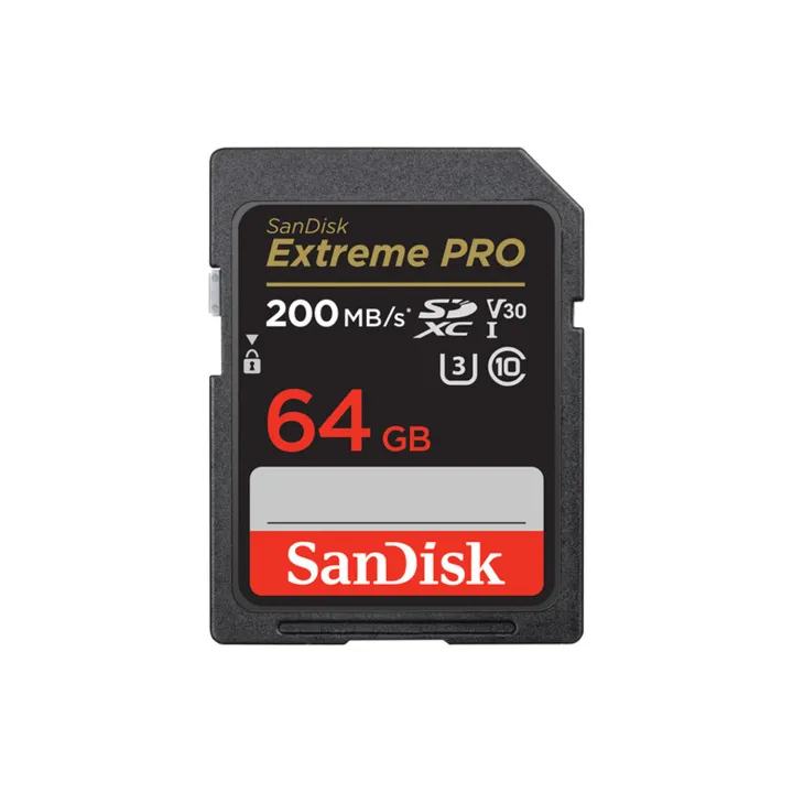 SanDisk 64GB Extreme PRO SD Card (200Mb/s)