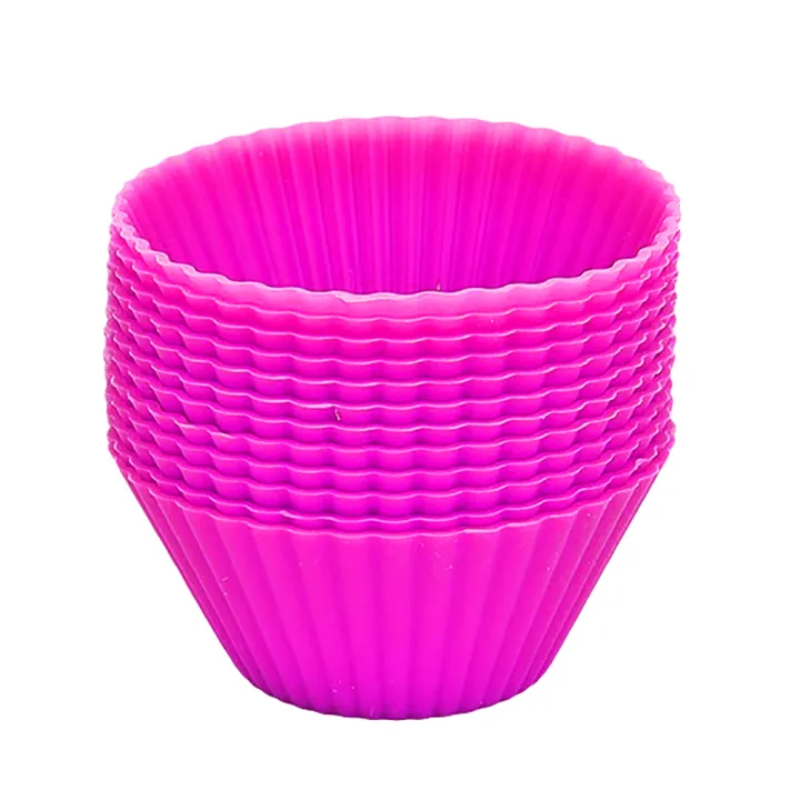 10Pcs%20Round%20Silicone%20Cake%20Muffin%20Cupcake%20Mold%20Maker%20Reusable%20Pastry%20Baking%20Tool%20-%20Image%203