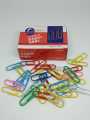 File Clips Plastic Coated pack of 100 file clips in different colours. 