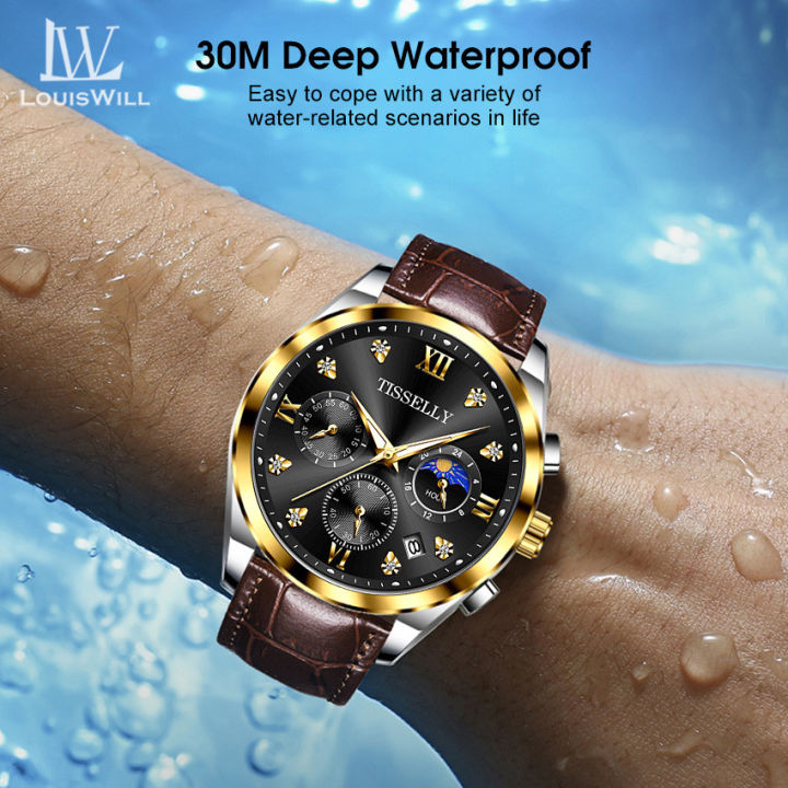 LouisWill%20Watches%20Fashion%20Men%20Watches%20Business%20Casual%20Wristwatches%20Leather%20Watch%20Quartz%20Watch%20Chronograph%20Watches%20Luminous%20Pointers%20Watch%20True%20Three-eye%20Watch%203ATM%20Waterproof%20Watch%20With%20Calendar%20-%20Image%205