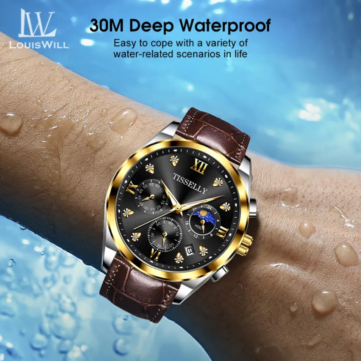 LouisWill%20Watches%20Fashion%20Men%20Watches%20Business%20Casual%20Wristwatches%20Leather%20Watch%20Quartz%20Watch%20Chronograph%20Watches%20Luminous%20Pointers%20Watch%20True%20Three-eye%20Watch%203ATM%20Waterproof%20Watch%20With%20Calendar%20-%20Image%205