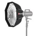 TRIOPO 55cm Foldable 8-Pole Octagon Softbox with Soft Cloth Carrying Bag Bowens Mount for Studio Strobe Flash Light-m. 