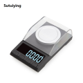Sutuiying 100g/50g/20g/10g 0.001g Precision Digital Scale Portable Mini Jewelry Portable Gold Lab Weight Milligram Scale Electronic Balance Scale. 