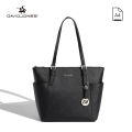 David Jones Paris women tote bag pu leather female handbag lady shoulder bag. 