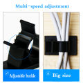 10/20Pcs Adjustable USB Cable Organizer Manager Cable Winder Management Protector Desktop Clip Car Wire Holder Mouse Keyboard. 