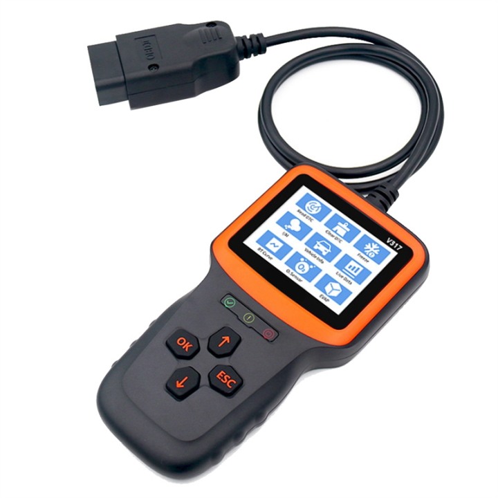 V317 Obd2 Scanner V317 Obd2 Scanner Automotive Professional Diagnostic Tool Check Car Engine Fault Light Code V317 OBD2CE FCC