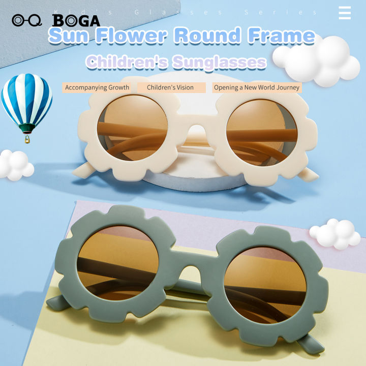 OQ%20BOGA%2016%20Colors%20Flower%20Frame%20Anti%20UV%20Kids%20Sunglasses%20Children%20Outdoor%20Eye%20Protection%20Full%20Rim%20Sun%20Glasses%20-%20Image%202