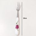 Stainless Steel Cooking Spoons Fork Rice Spoon Kitchen Utensils Set 4Pcs. 