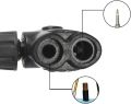 Bicycle Foot Pump – Mini Foot-Activated Air Pump for Road & Cycle Bikes, Small Portable Bike Pump. 