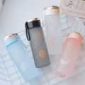680 ML  Moon Fantasy Water Bottle Portable Gradient Color Plastic Water Cup Frosted Outdoor Sports Leakproof Student Space Cup. 
