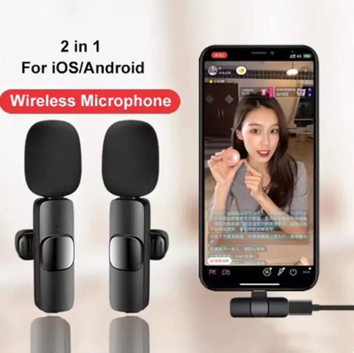 Wireless%20Lavalier%20Dual%20Microphone%20Portable%20Mini%20Mic%20Noise%20Reduction%20Audio%20Video%20Recording%20For%20iPhone%20Android%20Gaming%20Live%20Broadcast%20-%20Image%203