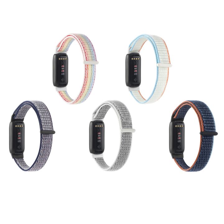(New)%20For%20Fitbit%20Luxe%20Nylon%20Loop%20Strap%20Watch%20Band%20-%20Image%202