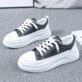 White Women's Shoes Hot Sale 2024 White Shoes Sneakers Breathable New Sports Summer Versatile Thick-Soled Daddy Spring and Autumn. 