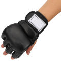 Half finger training gloves superb craftsmanship 1 pair of half boxing good padding gym men mail for kickboxing Sanda Muay. 